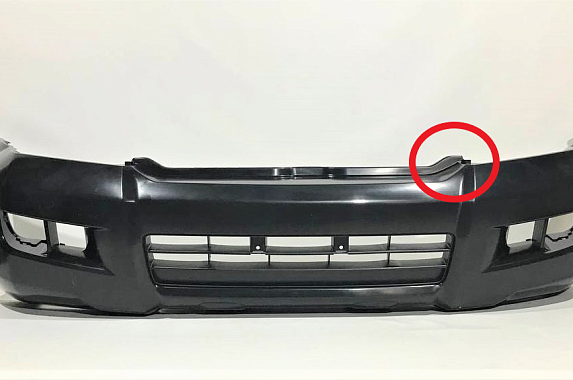 Бампер Toyota Land Cruiser Prado 2002-2009 (TYG / Треснут) Дисконт 25%