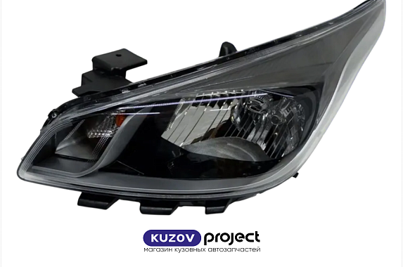 Фара с электрическим корректором Kia Rio 2017- Левая (Тайвань / DEPO)