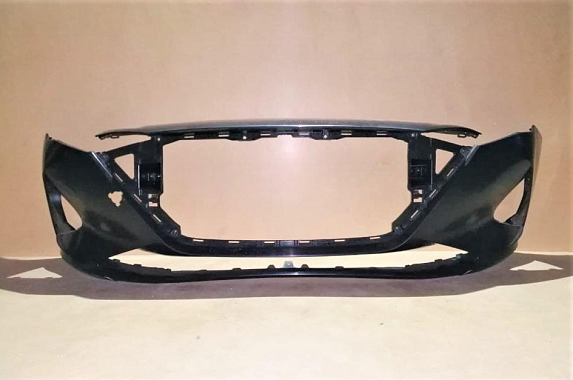 Бампер передний Hyundai Solaris 2020-2022 Россия (Неокрашенный)