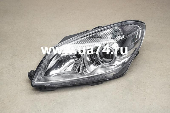 Фара с эл/кор (с линзой) Skoda Fabia {Roomster} 10- LH ЛЕВАЯ (665-1121LMLD-EM / DEPO)