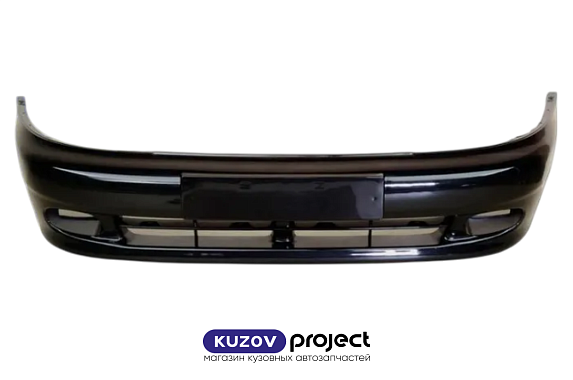 Бампер передний Chevrolet Lanos 2005- Россия Night Black (FE87-9423P) (Черный металлик)