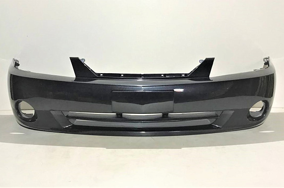 Бампер перед Kia Spectra ИЖ 2001- 2Z Черный Жемчуг (Черный металлик)