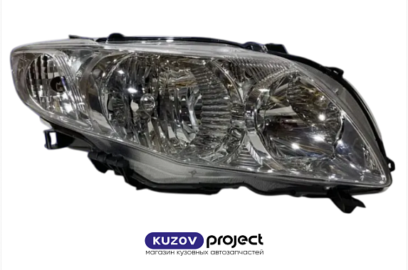 Фара правая под эл/кор Toyota Corolla 2007-2009 (TYC / Тайвань)