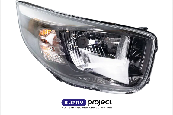 Фара правая с механическим корректором Kia Picanto 2017-2022 (Китай)