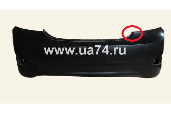 Бампер задний Hyundai Solaris 2010-2014 4D (Неокрашенный / Сломано крепление) Дисконт 5%