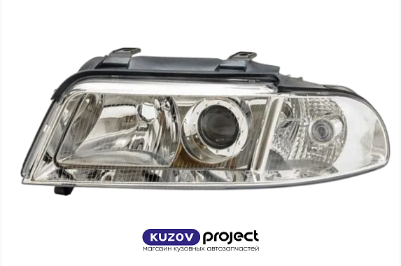 Фара левая с электрическим корректором Audi A4 1999-2000 (DEPO / Тайвань)