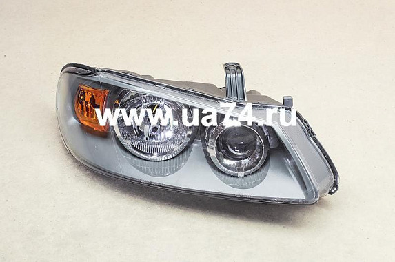 Фара серая под эл.кор. Nissan Almera N16 03-06 RH Правая (TYC / Тайвань)