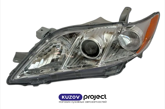 Фара под эл/кор желт.габарит Toyota Camry 06-09 Левая (Тайвань / TYC)