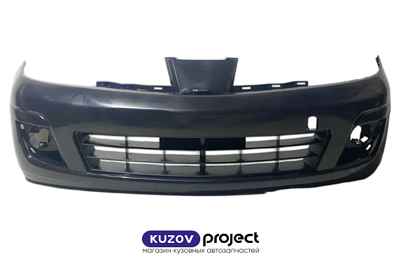 Бампер передний Nissan Tiida 2007-2014 левый руль (Тайвань)