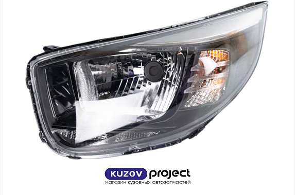 Фара левая с механическим корректором Kia Picanto 2017-2022 (Китай)