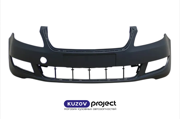 Бампер передний Skoda Fabia 2010-2015 / Roomster 2006-2015 (Китай)