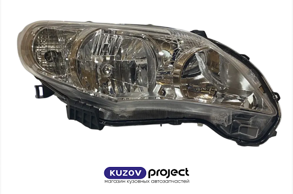 Фара правая под электрический корректор Toyota Corolla 2010-2013 (TYC / Тайвань)