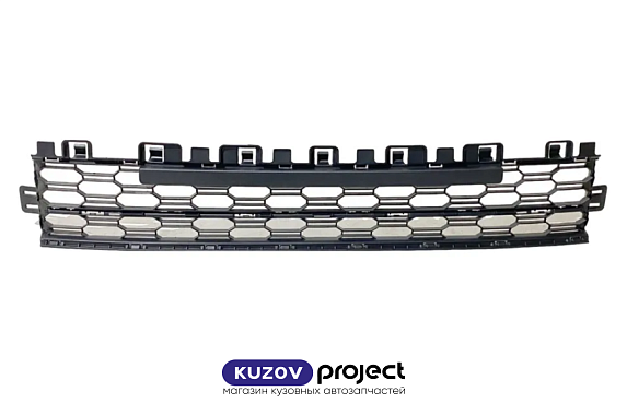 Решетка в бампер (под хром молдинг) Skoda Octavia 2019-2024 (Китай)