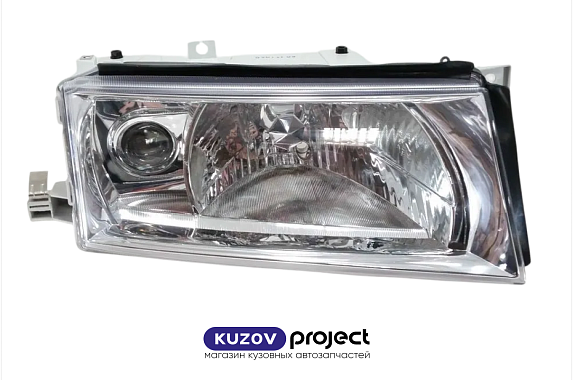Фара правая с туманкой Skoda Octavia / Tour 2000-2010 (DEPO / Тайвань)