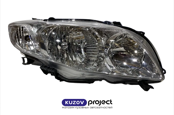 Фара правая под электрический корректор Toyota Corolla 2006-2010 (DEPO / Тайвань)