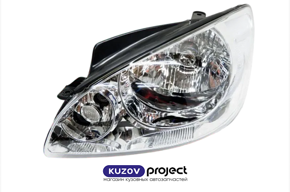 Фара левая с механическим корректором Hyundai Getz 2005-2011 (Китай)